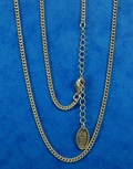 Halskette in silber, Länge ca. 41 - 47 cm