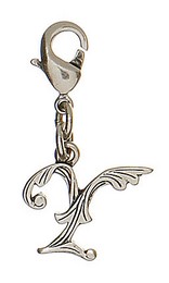 Pilgrim Charms Anhänger Buchstabe Y in silber