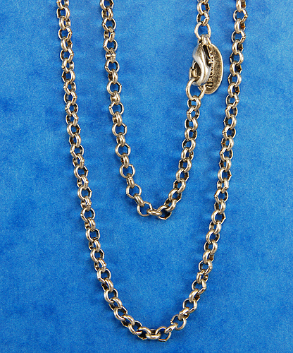 Halskette in silber, Länge ca. 80 cm