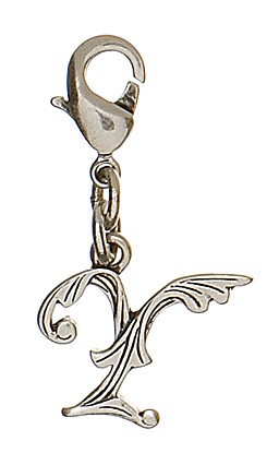 Pilgrim Charms Anhänger Buchstabe Y in silber