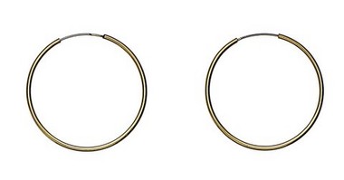 Pilgrim Charms Earrings Creolen in gold