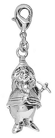 Pilgrim Charms Anhänger Zwerg in silber