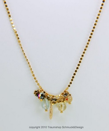 Pilgrim Halskette Harmony in pastell-multi/gold