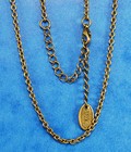 Halskette in gold, Länge ca. 41 - 48 cm