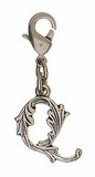 Pilgrim Charms Anhänger Buchstabe Q in silber