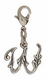 Pilgrim Charms Anhänger Buchstabe W in silber